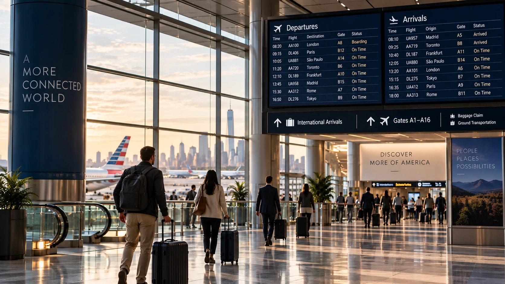 O mundo voltou a viajar. Por que os Estados Unidos estão capturando menos dessa demanda?